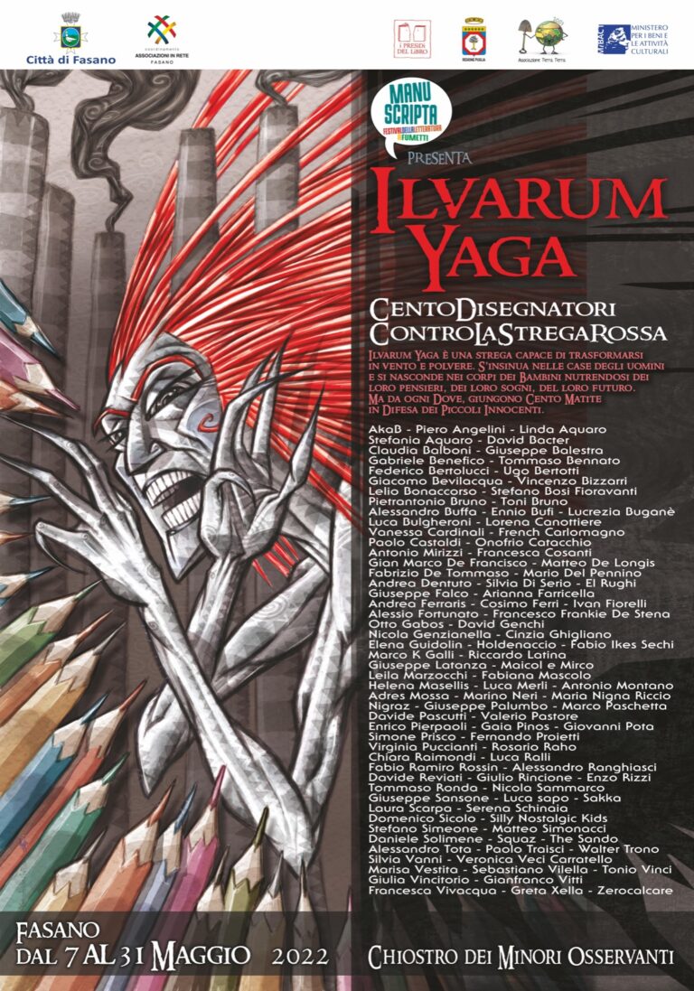 «O-maggio all’Infanzia», cento disegnatori contro la strega rossa nella mostra «Ilvarum Yaga» «O-maggio all’Infanzia», cento disegnatori contro la strega rossa nella mostra «Ilvarum Yaga» - Osservatorio Fasano