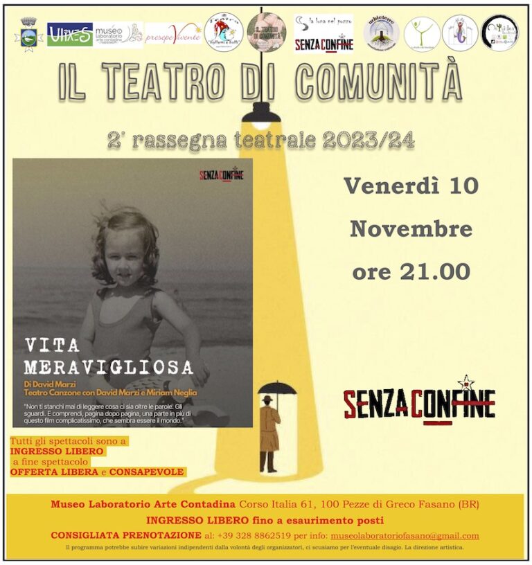 1ª serata del Teatro di Comunità a Pezze di Greco 1ª serata del Teatro di Comunità a Pezze di Greco - Osservatorio Fasano
