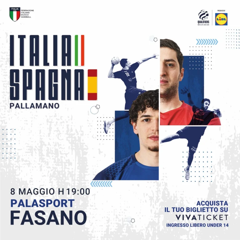 Qualificazioni EHF EURO 2026: l’8 maggio a Fasano c’è Italia – Spagna Qualificazioni EHF EURO 2026: l’8 maggio a Fasano c’è Italia – Spagna - Osservatorio Fasano