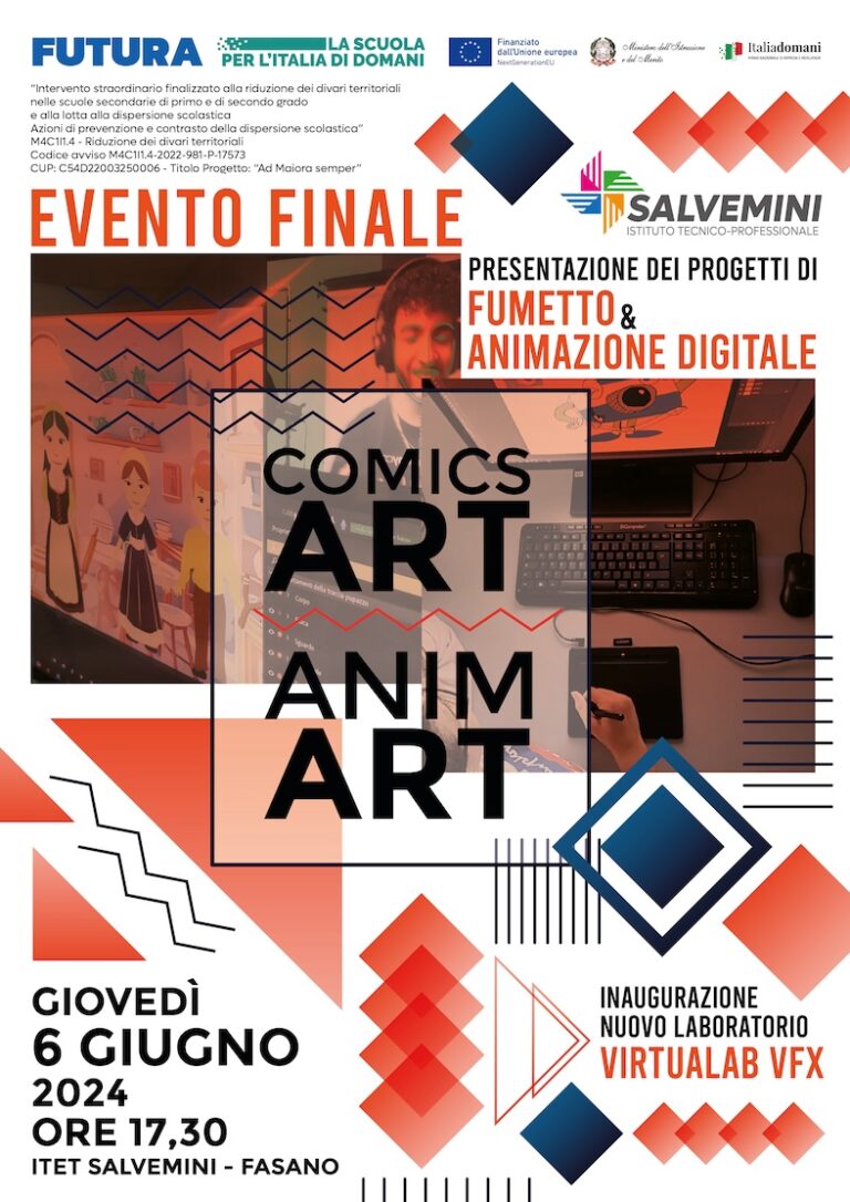 "Comics-Art e Anim-Art" al Salvemini: rinviato al 6 giugno - Osservatorio Fasano