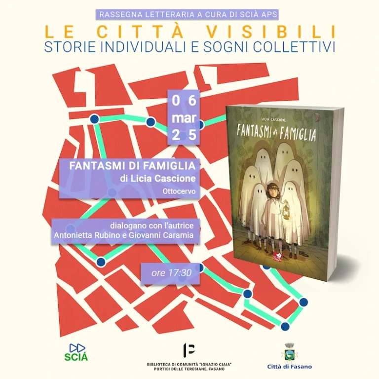 “Fantasmi di famiglia”, il fumetto nella rassegna “Le città visibili” - Osservatorio Fasano