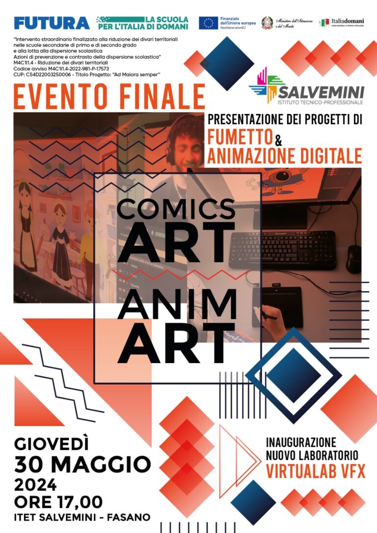 "Comics-Art e Anim-Art" al Salvemini - Osservatorio Fasano