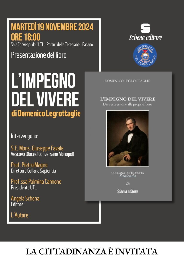 All’UTL «L’Impegno del vivere» All’UTL «L’Impegno del vivere» - Osservatorio Fasano