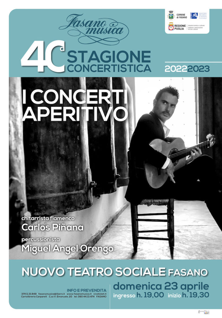 Fasanomusica: al via i Concerti Aperitivo Fasanomusica: al via i Concerti Aperitivo - Osservatorio Fasano