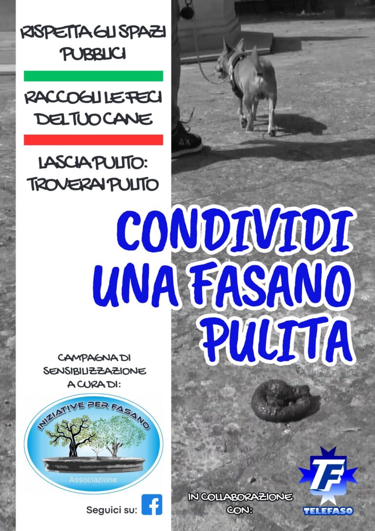 Iniziative per Fasano: condividi una Fasano più pulita - Osservatorio Fasano