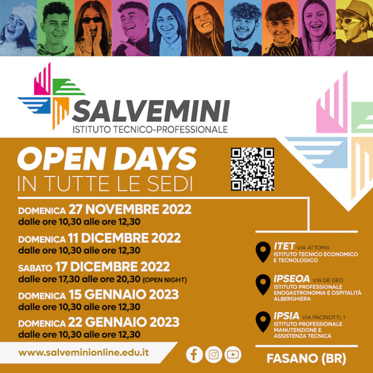 Il Salvemini avvia le attività di orientamento Il Salvemini avvia le attività di orientamento - Osservatorio Fasano