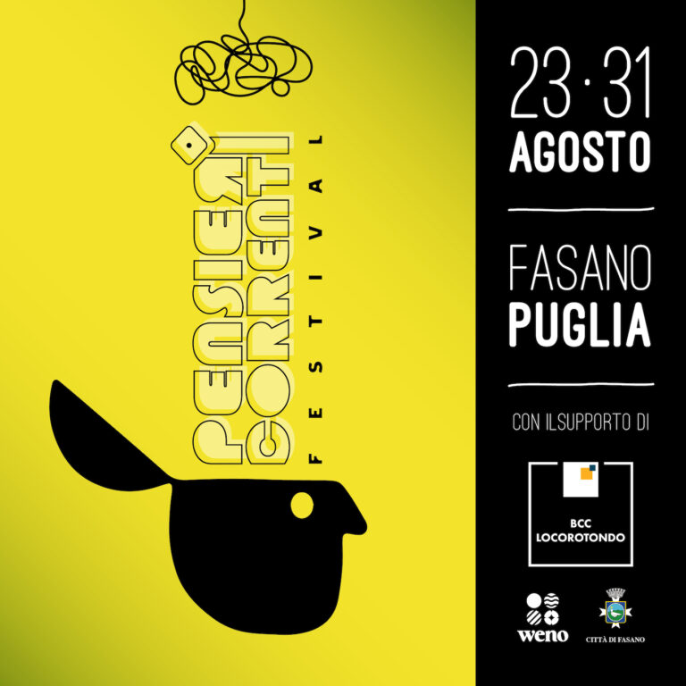 Pensiericorrenti Festival 2023: il 24 agosto in Piazza Ciaia i 99 Posse Pensiericorrenti Festival 2023: il 24 agosto in Piazza Ciaia i 99 Posse - Osservatorio Fasano