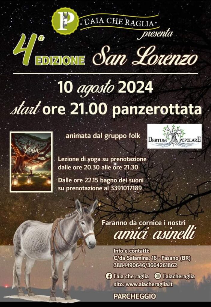 Quarta edizione di San Lorenzo a Salamina - Osservatorio Fasano
