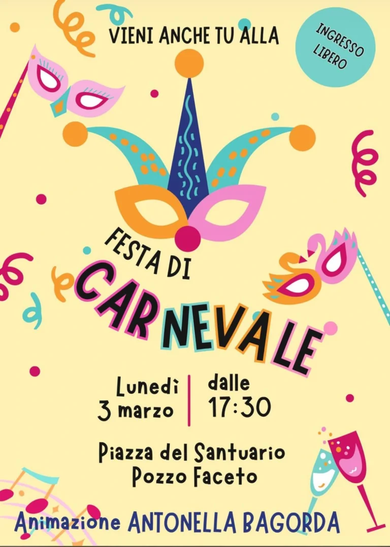 A Pozzo Faceto ci celebra il Carnevale - Osservatorio Fasano