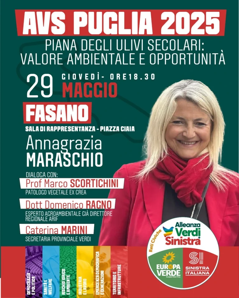 Piana degli ulivi secolari: valore ambientale e opportunità” - Osservatorio Fasano
