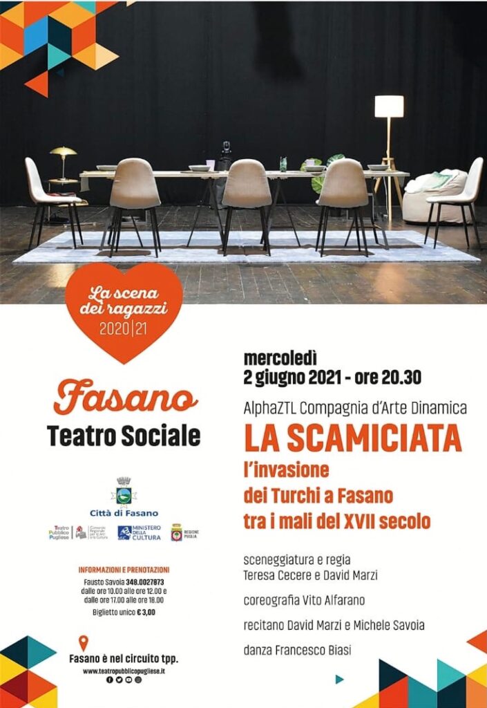 ‘La scamiciata’, appuntamento il 2 giugno al Teatro Sociale 'La scamiciata', appuntamento il 2 giugno al Teatro Sociale - Osservatorio Fasano