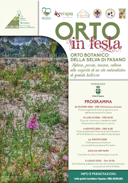 ORTO IN FESTA 2024 – “All’improvviso i cani invisibili – Incontro con le unità cinofile della Protezione Civile ORTO IN FESTA 2024 - “All’improvviso i cani invisibili - Incontro con le unità cinofile della Protezione Civile - Osservatorio Fasano