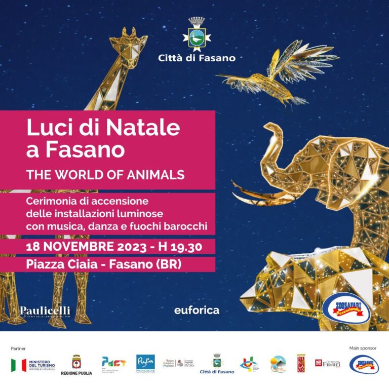 Luci di Natale a Fasano: The World of Animals Luci di Natale a Fasano: The World of Animals - Osservatorio Fasano