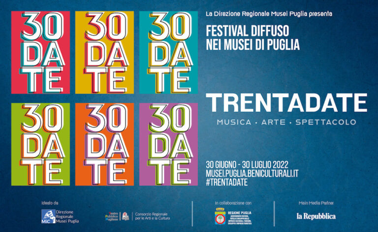 Al via il “Trentadate” Festival diffuso di Musica, Arte e spettacolo nei musei di Puglia Al via il “Trentadate” Festival diffuso di Musica, Arte e spettacolo nei musei di Puglia - Osservatorio Fasano