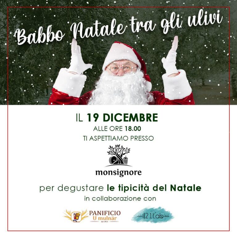 'Babbo Natale tra gli Ulivi' in contrada Pezze Monsignore - Osservatorio Fasano