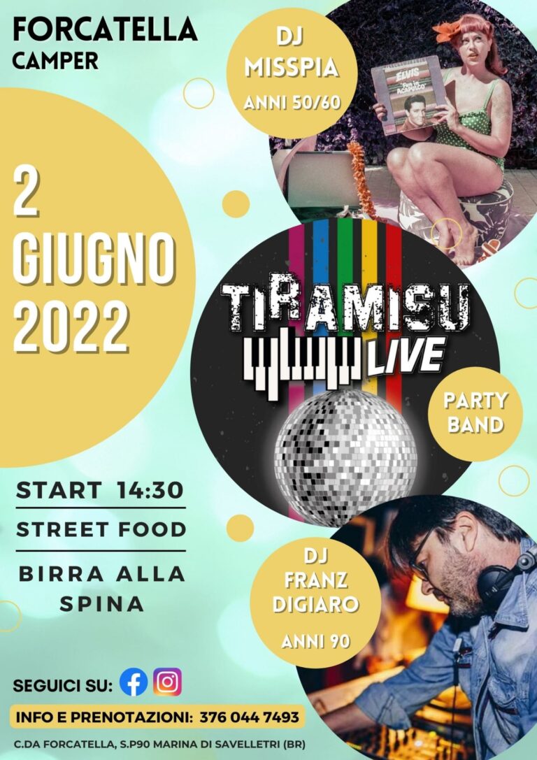 Un 2 giugno di festa al Forcatella Camper - Osservatorio Fasano