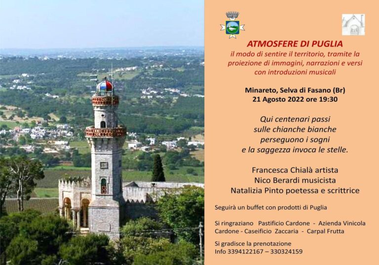 Alla Selva le ‘Atmosfere di Puglia’ Alla Selva le 'Atmosfere di Puglia' - Osservatorio Fasano