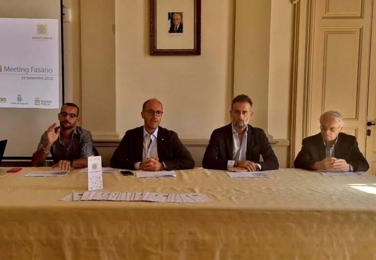 «Attività Storiche e di Tradizione della Puglia»: presentato il bando regionale - Osservatorio Fasano