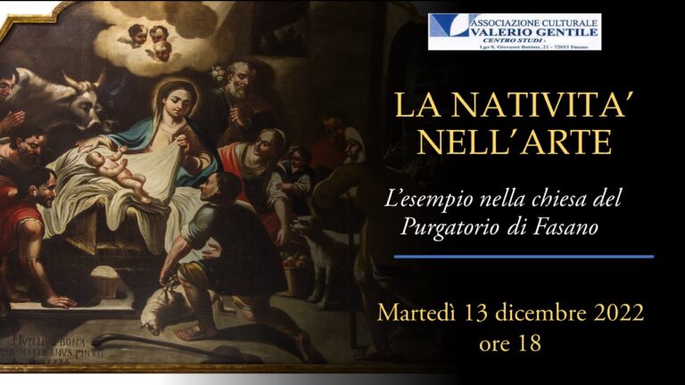 Secondo appuntamento degli Incontri culturali d'autunno 2022 - Osservatorio Fasano