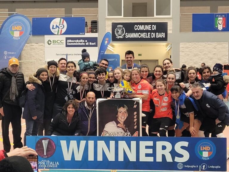 Alla Dona Five la Coppa Italia Regionale di calcio a 5 femminile - Osservatorio Fasano