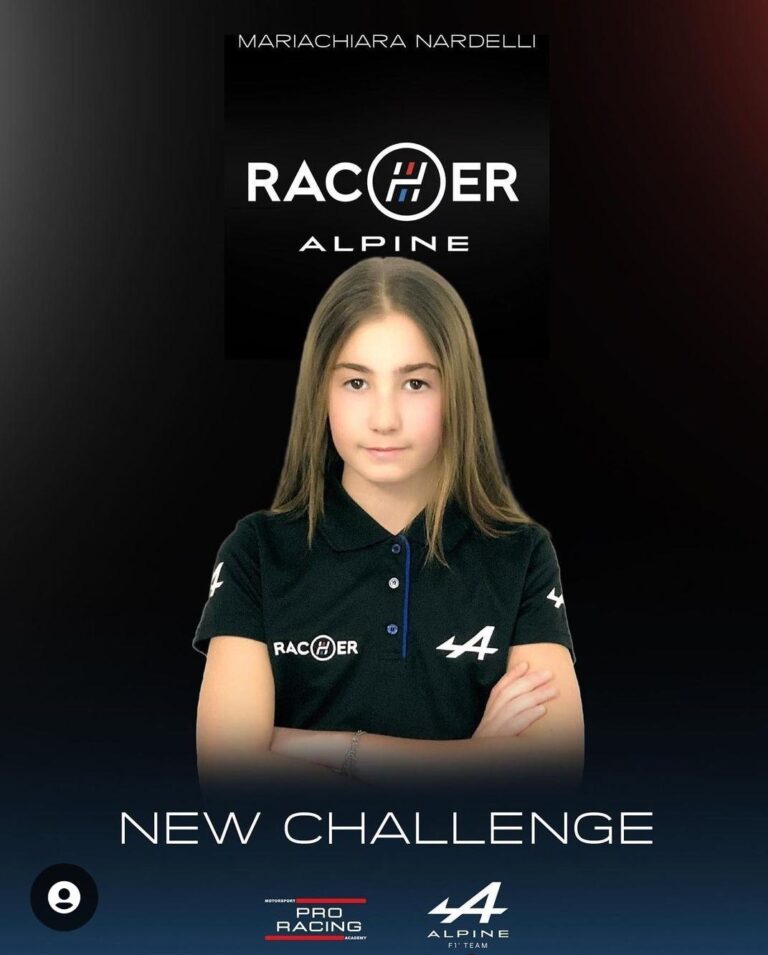 Mariachiara Nardelli entra nell’Alpine F.1 Academy RaceHer Initiative - Osservatorio Fasano