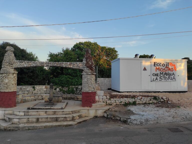 Continua la mobilitazione per la cabina Enel a Coccolicchio - Osservatorio Fasano