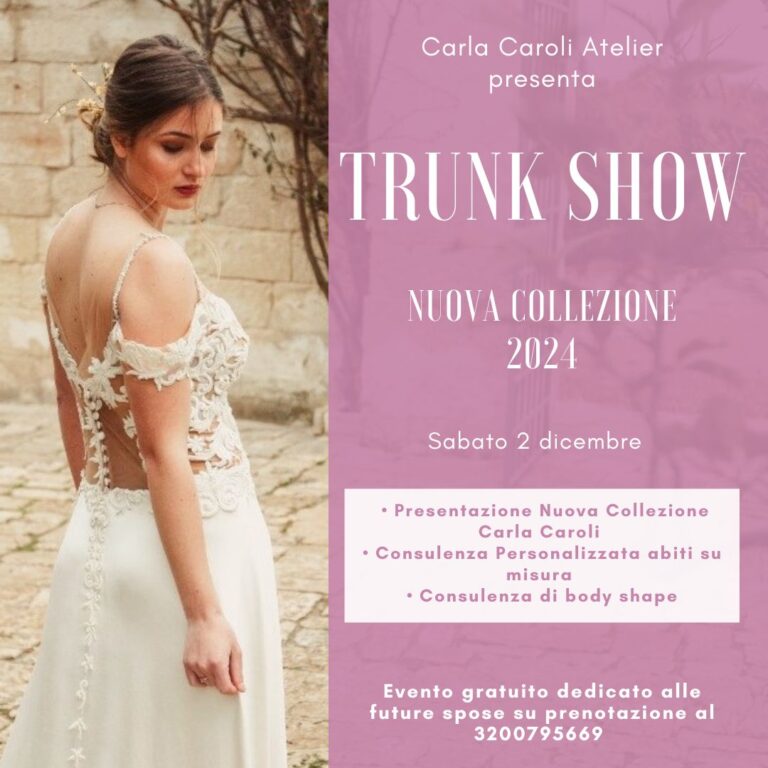 Carla Caroli presenta la nuova collezione Sposa 2024 - Osservatorio Fasano