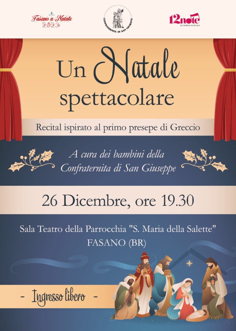 Recital “Un Natale Spettacolare” Recital “Un Natale Spettacolare” - Osservatorio Fasano