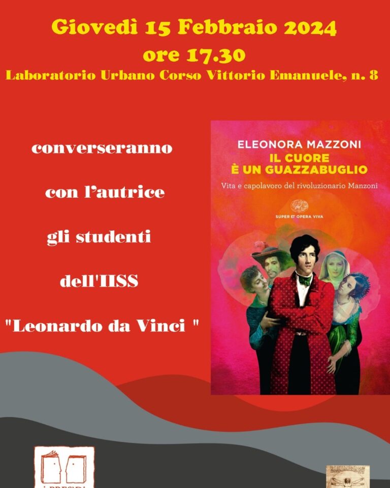 Presidi del libro di Fasano presenta Il cuore è un guazzabuglio - Osservatorio Fasano