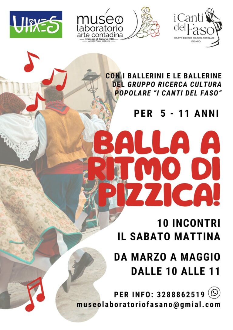 Ballo a ritmo di pizzica al MuLab Ballo a ritmo di pizzica al MuLab - Osservatorio Fasano