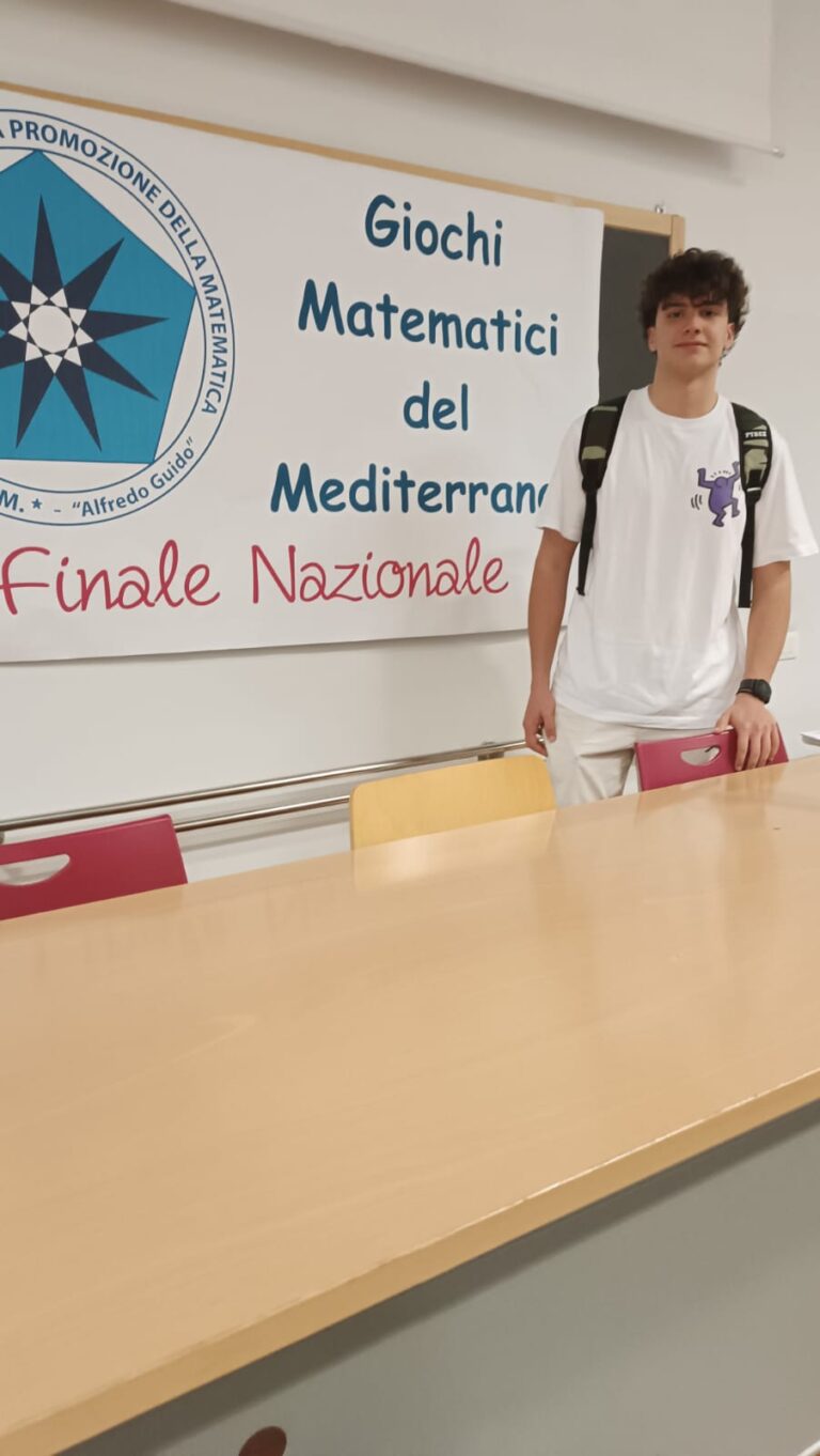 Giochi Matematici del Mediterraneo: ottima prestazione del fasanese Giovanni Fanizzi alle finali nazionali - Osservatorio Fasano