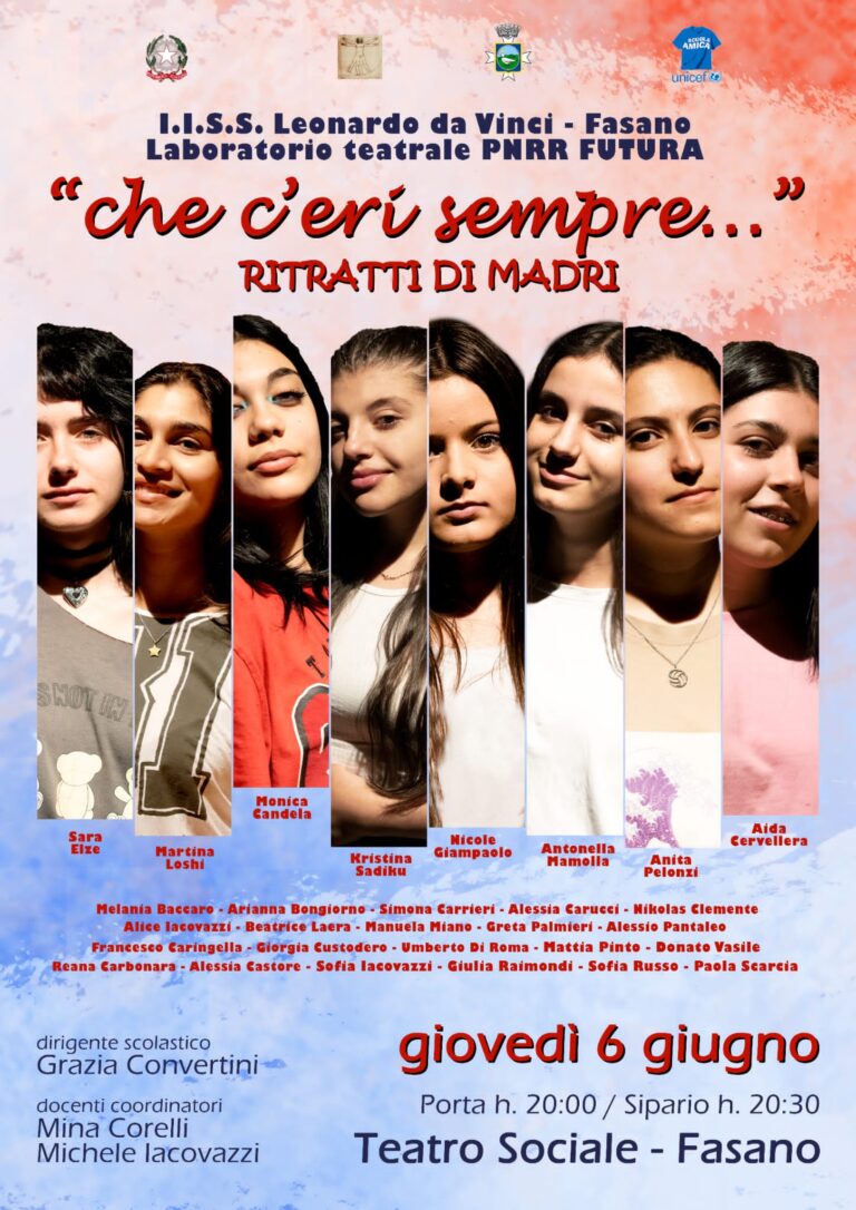 “Che C’eri Sempre…” Ritratti Di Madri - Osservatorio Fasano
