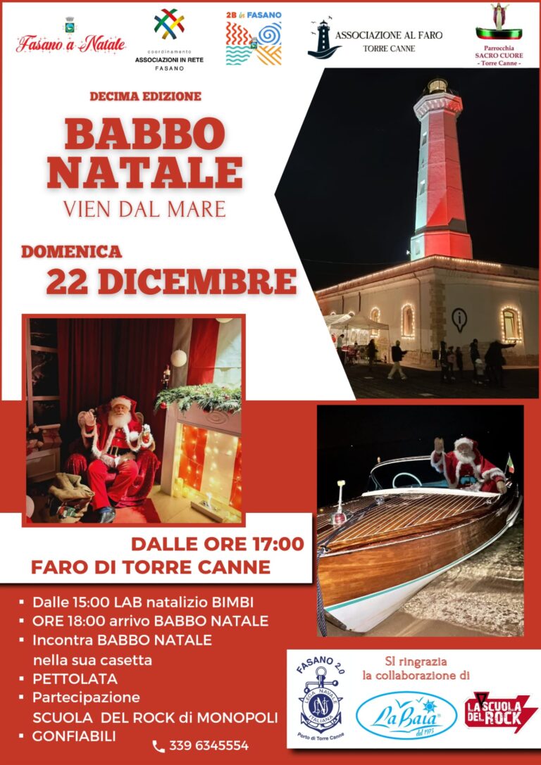 Torre Canne in festa per la 10ª edizione di Banno Natale vien dal Mare! - Osservatorio Fasano