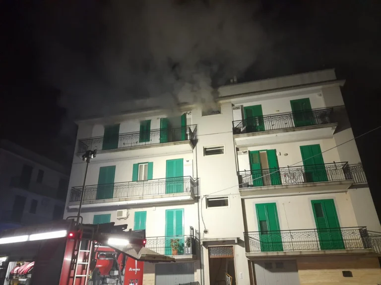 Intervento di emergenza da parte dei Vigili del Fuoco e della Polizia locale - Osservatorio Fasano