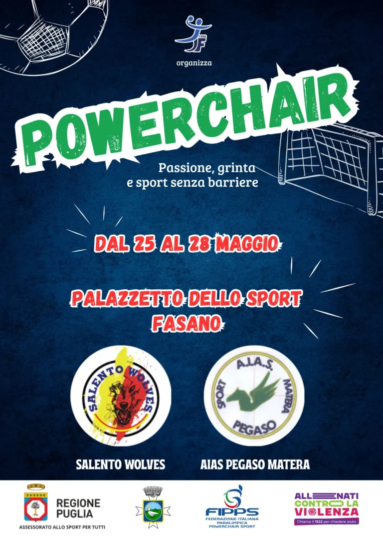Powerchair – Passione, grinta e sport senza barriere Powerchair – Passione, grinta e sport senza barriere - Osservatorio Fasano