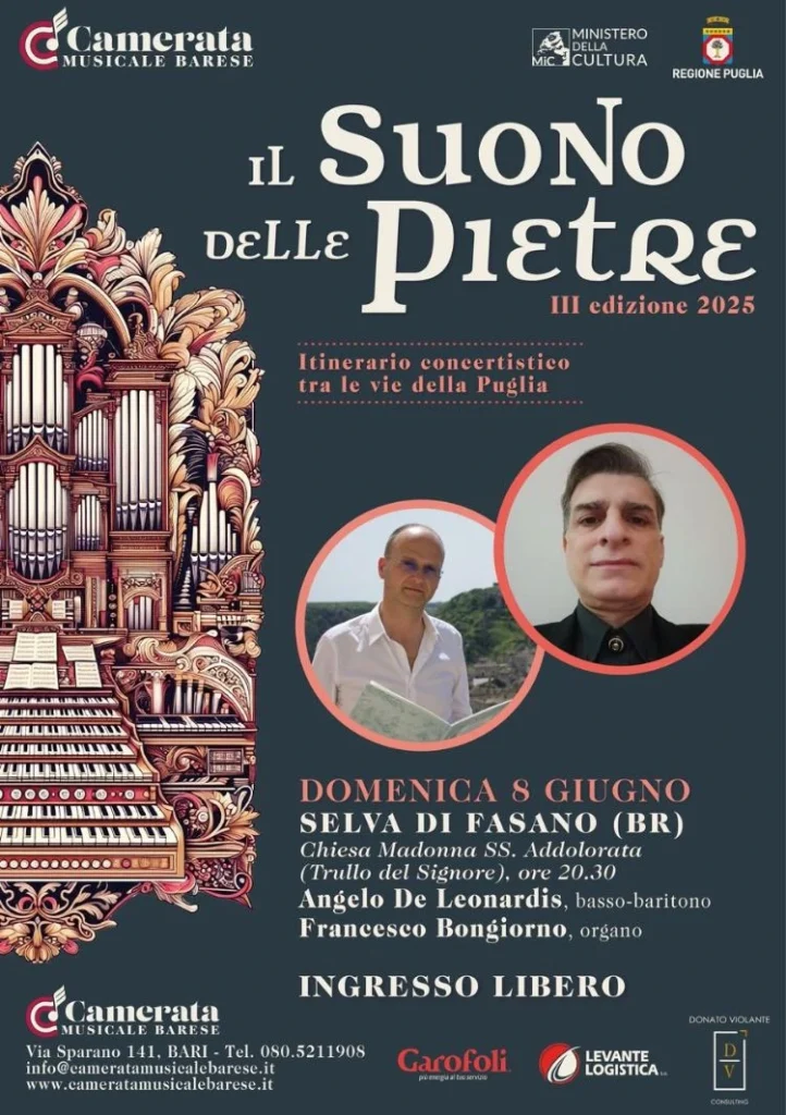 Armonie Celesti: Il festival “Suono delle Pietre” alla Selva di Fasano Armonie Celesti: Il festival “Suono delle Pietre” alla Selva di Fasano - Osservatorio Fasano