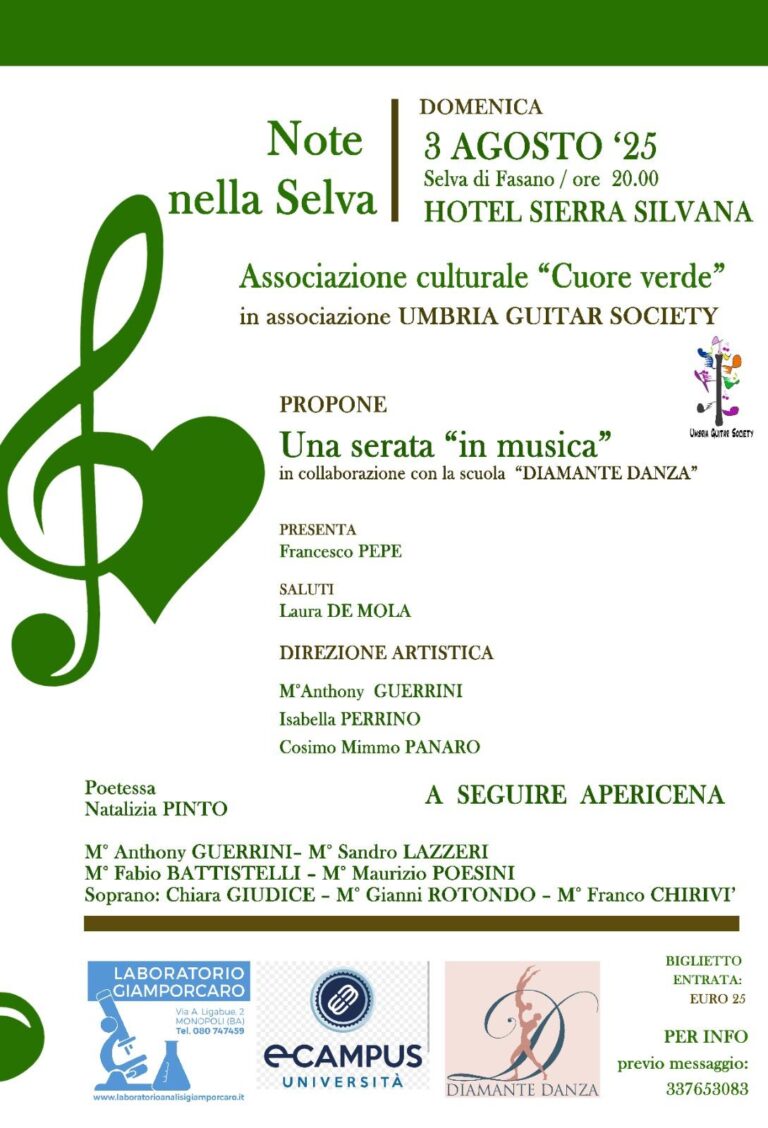 Note nella Selva: un viaggio musicale tra culture e tradizioni a Fasano - Osservatorio Fasano