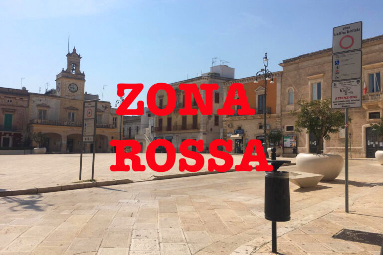 La Puglia zona rossa da lunedì 15 marzo - Osservatorio Fasano