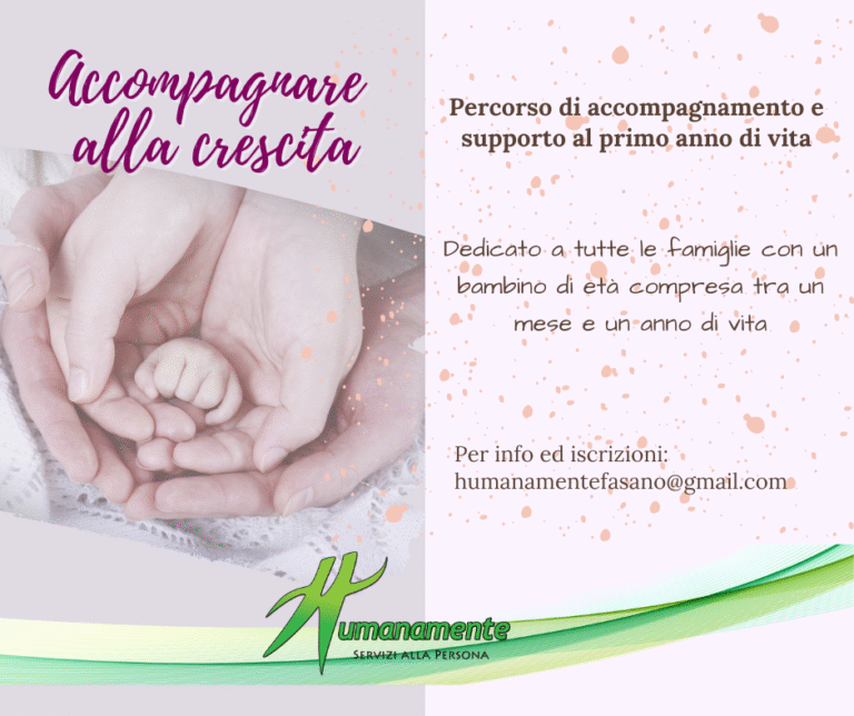Percorso di Accompagnamento alla Crescita promosso dall’Associazione Humanamente Percorso di Accompagnamento alla Crescita promosso dall’Associazione Humanamente - Osservatorio Fasano