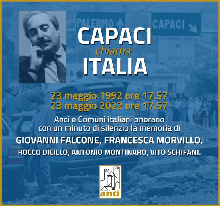 Strage di Capaci, oggi minuto di silenzio a Pezze di Greco Strage di Capaci, oggi minuto di silenzio a Pezze di Greco - Osservatorio Fasano