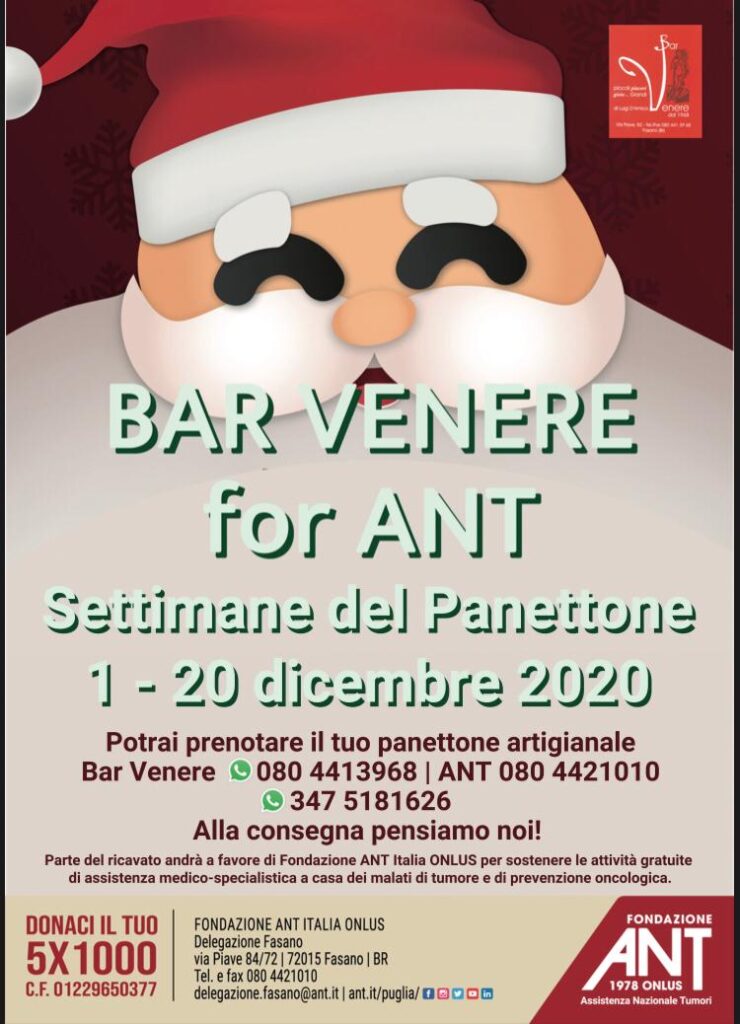 Bar Venere for ANT Bar Venere for ANT - Osservatorio Fasano