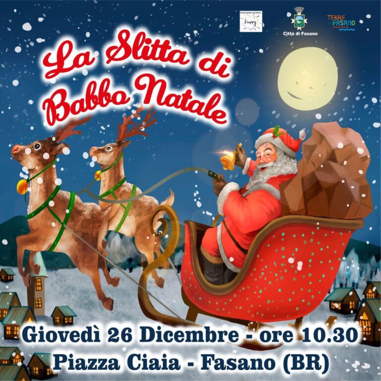 Natale a Fasano: Babbo Natale saluta i bambini in piazza Ciaia Natale a Fasano: Babbo Natale saluta i bambini in piazza Ciaia - Osservatorio Fasano