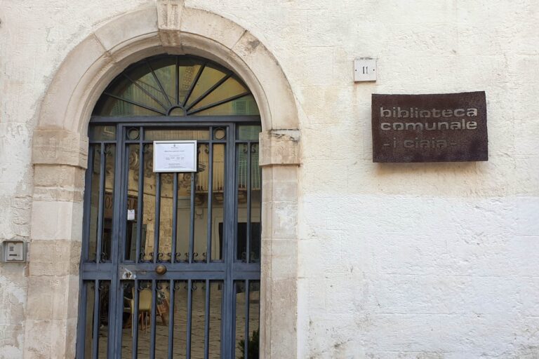 Riaperto l'accesso alla sala lettura/studio della Biblioteca Comunale - Osservatorio Fasano