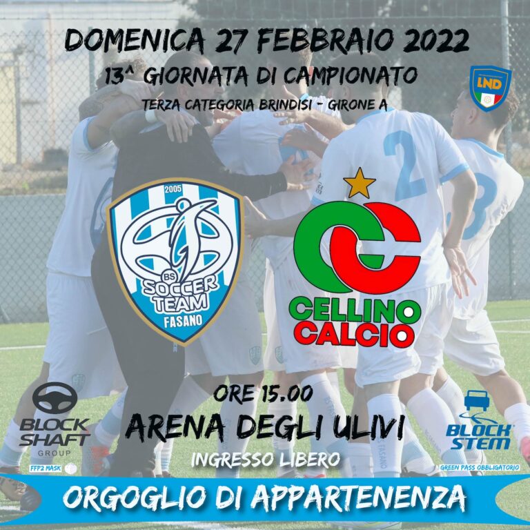 La Bs Fasano ritorna a casa e sfida il Cellino - Osservatorio Fasano