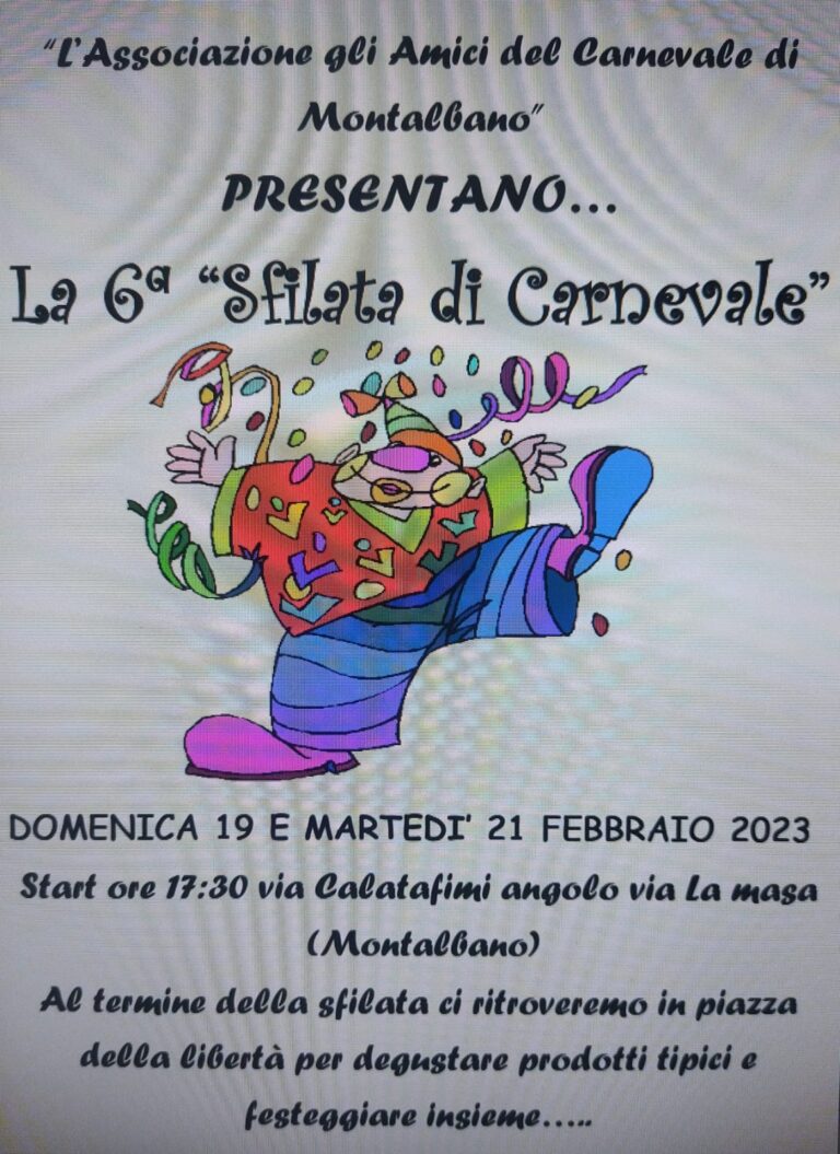 Sfilata di Carnevale a Montalbano Sfilata di Carnevale a Montalbano - Osservatorio Fasano