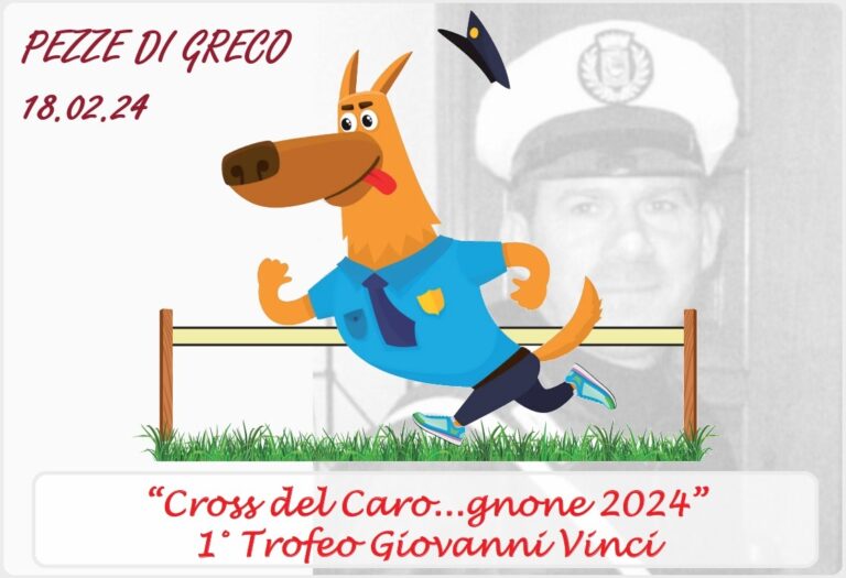 Domenica 18 febbraio il 1° Trofeo Giovanni Vinci “CROSS DEL CARO… GNONE”, Premio Giovanni Cardone - Osservatorio Fasano