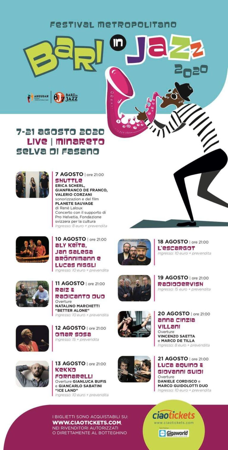'WOW! Fasano': Presentato il cartellone di Bari in Jazz - Osservatorio Fasano