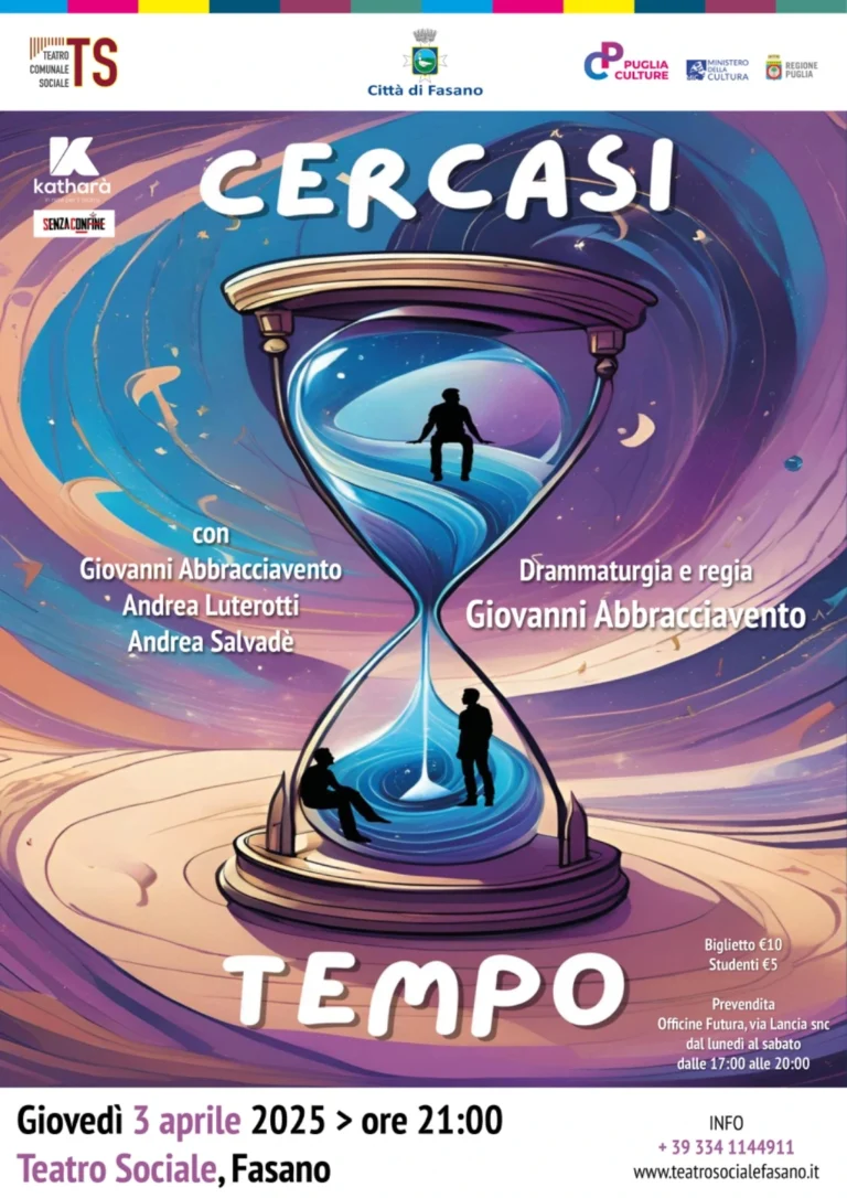 “Cercasi tempo”, al Teatro Sociale uno show a suon di tip tap e body percussion “Cercasi tempo”, al Teatro Sociale uno show a suon di tip tap e body percussion - Osservatorio Fasano