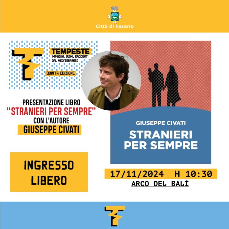 Festival Tempeste: doppio appuntamento con Pippo Civati al mattino e la “BabelNova orchestra” gratis in concerto al Teatro Sociale Festival Tempeste: doppio appuntamento con Pippo Civati al mattino e la “BabelNova orchestra” gratis in concerto al Teatro Sociale - Osservatorio Fasano