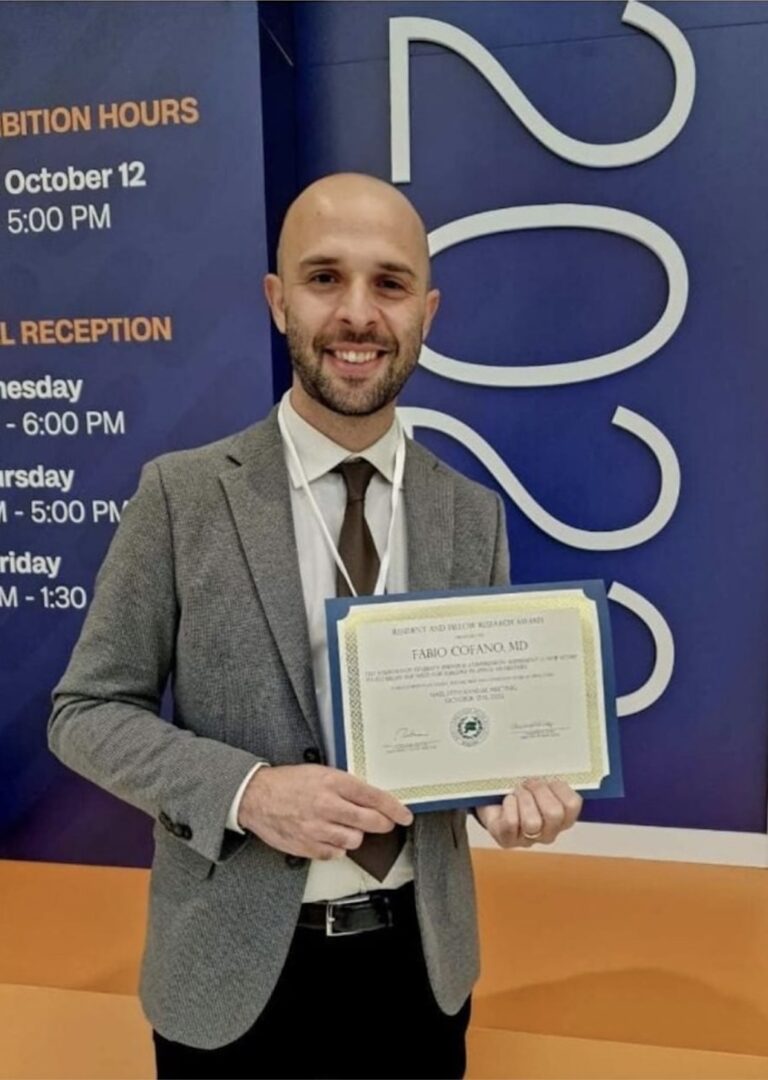 Fabio Cofano premiato a Chicago - Osservatorio Fasano